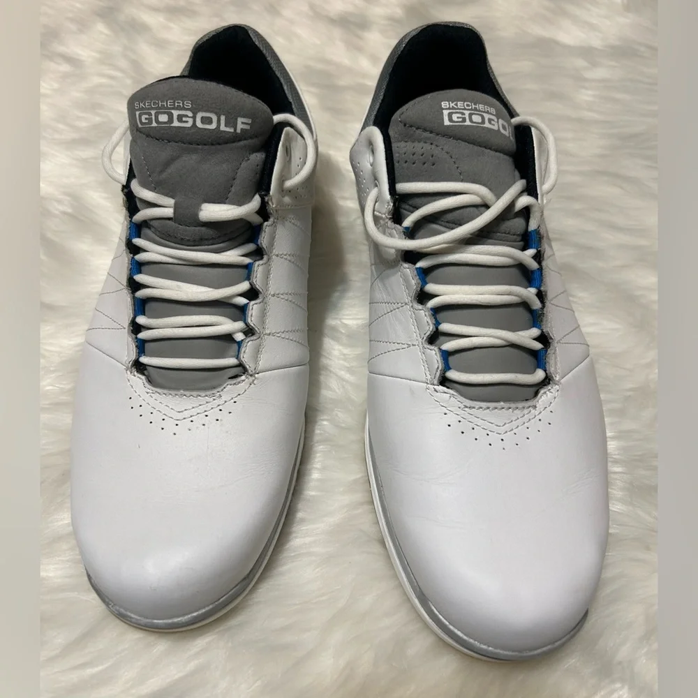Skechers Golf Men's White and Gray Golf Shoes - Picture 3 of 8